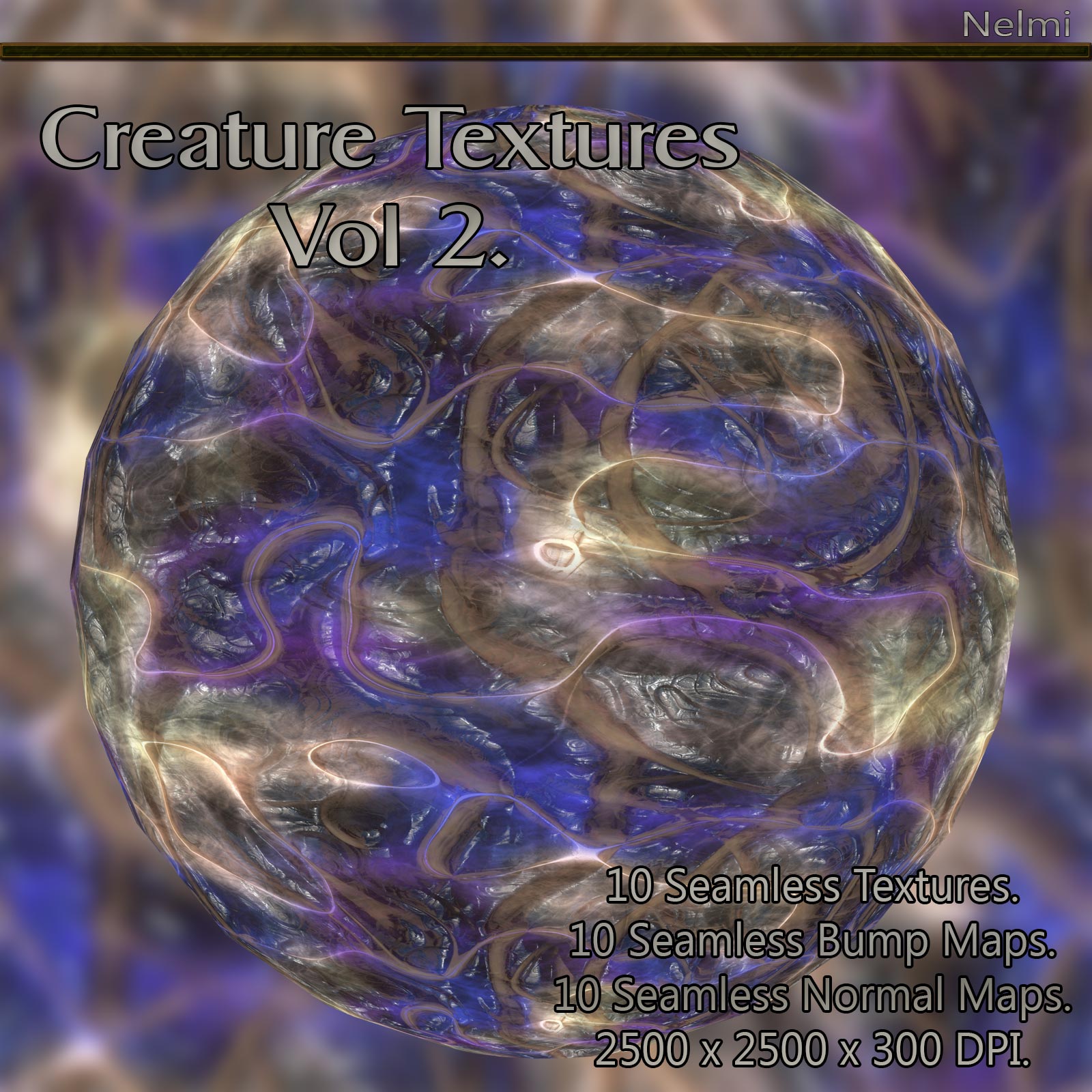10 Seamless Creature Textures Vol. 2 by N/A