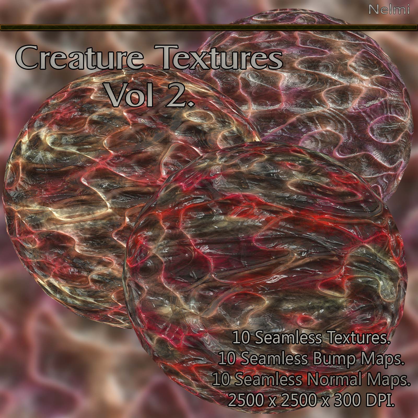 10 Seamless Creature Textures Vol. 2 by N/A