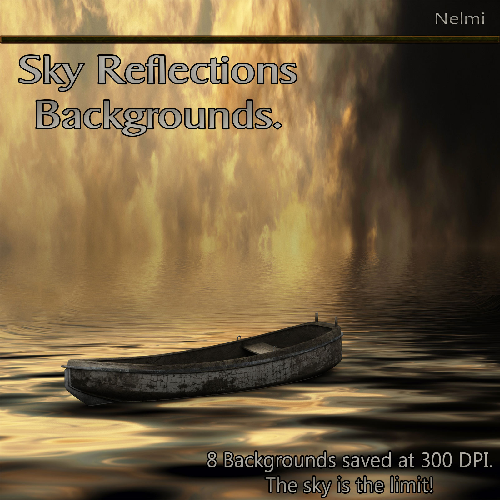 8 Sky Reflections Backgrounds by N/A