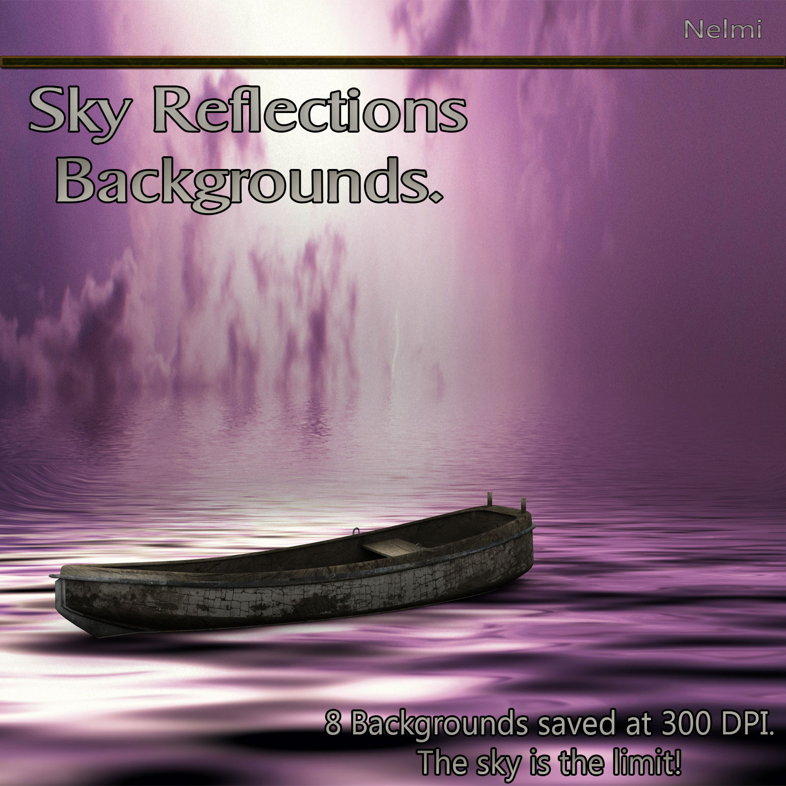 8 Sky Reflections Backgrounds by N/A