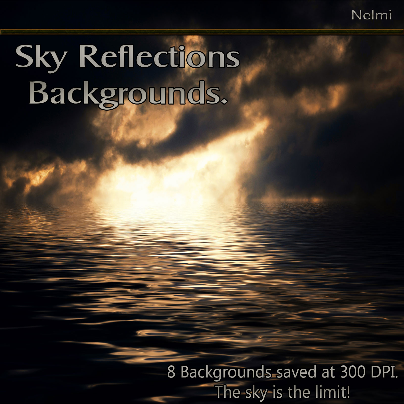 8 Sky Reflections Backgrounds by N/A