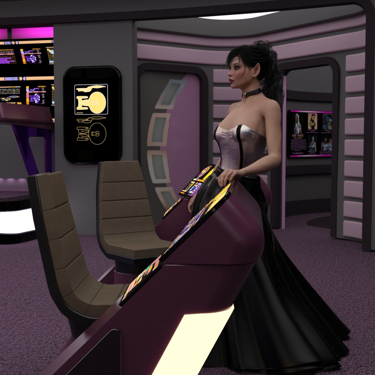 Starship Bridge Yamato (for DAZ Studio) by N/A