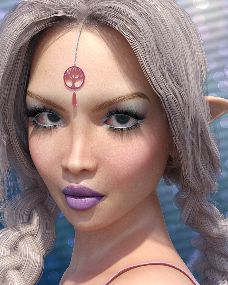 Twizted Elven Forehead Pieces by N/A