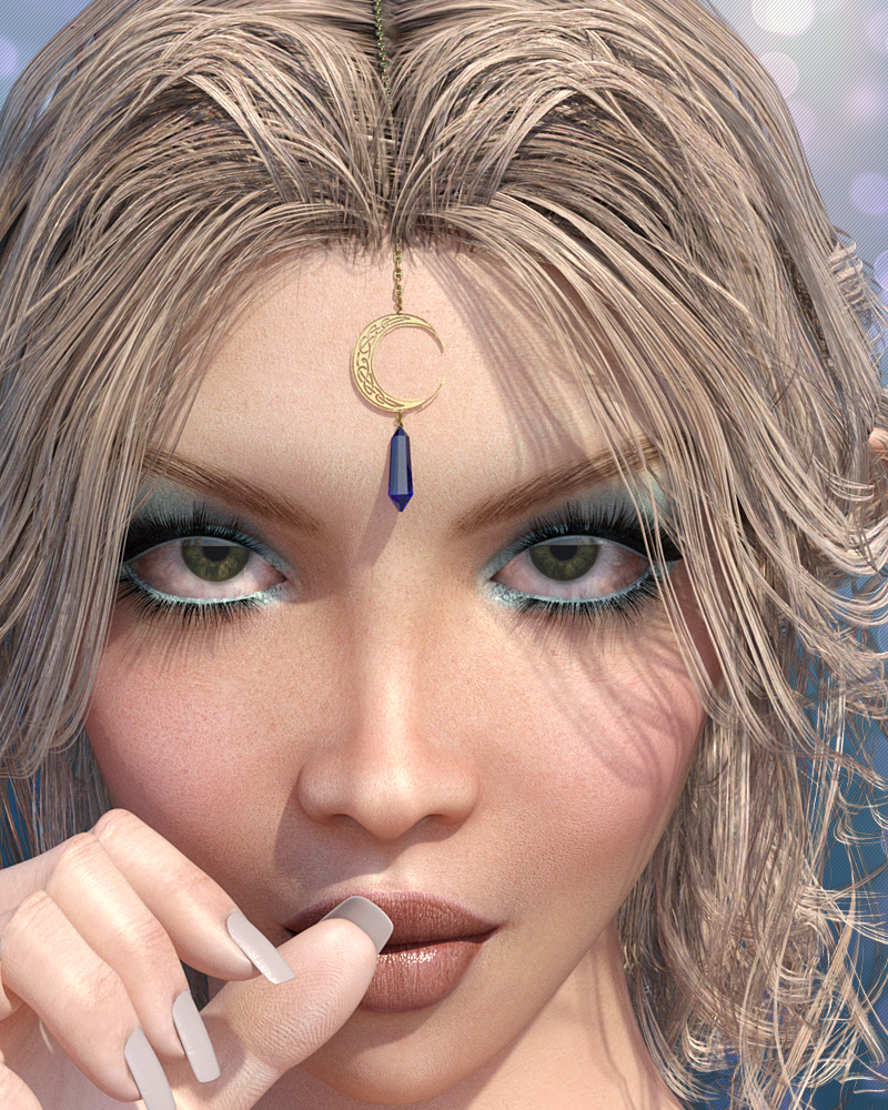 Twizted Elven Forehead Pieces by N/A