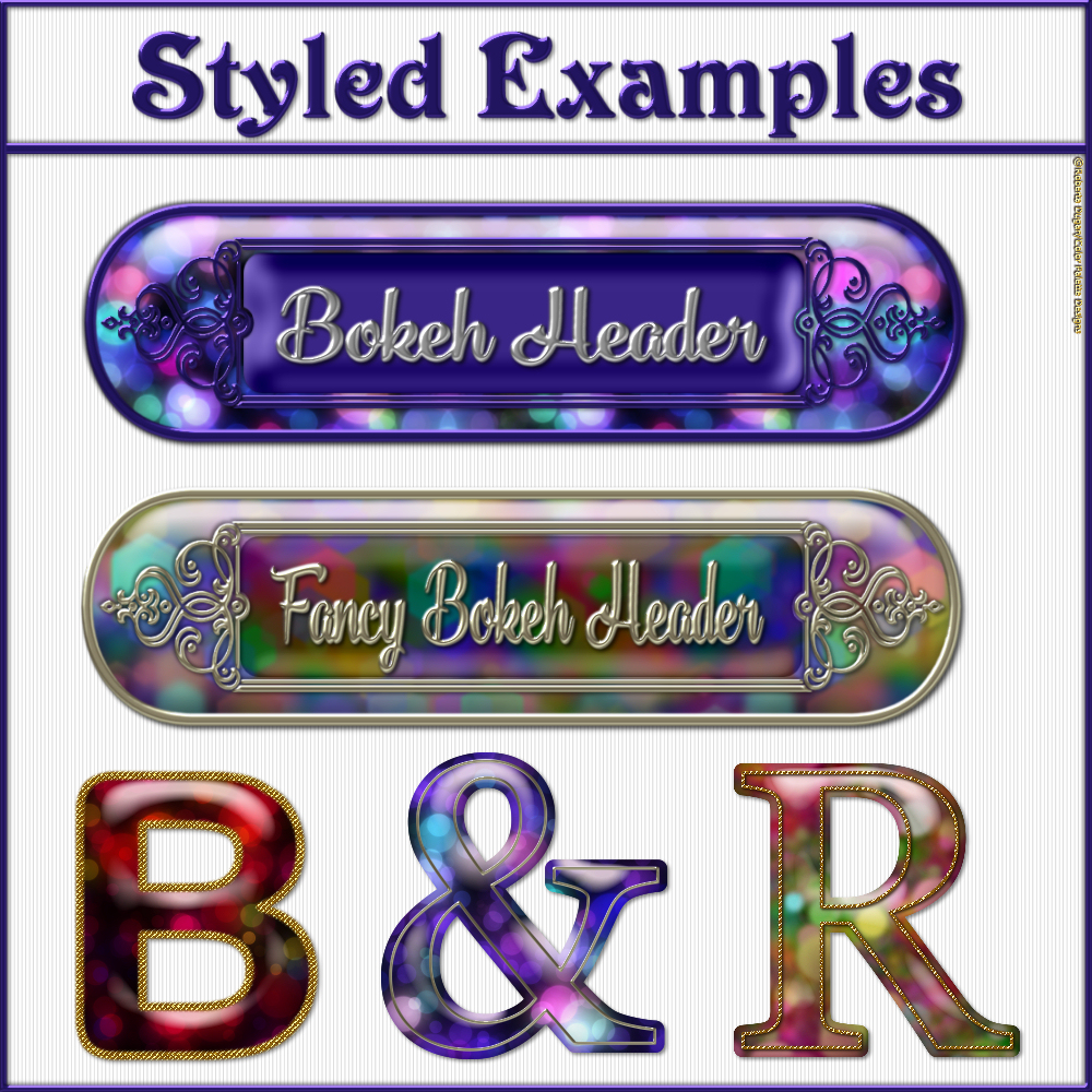Brilliant Bokeh Layer Styles by N/A
