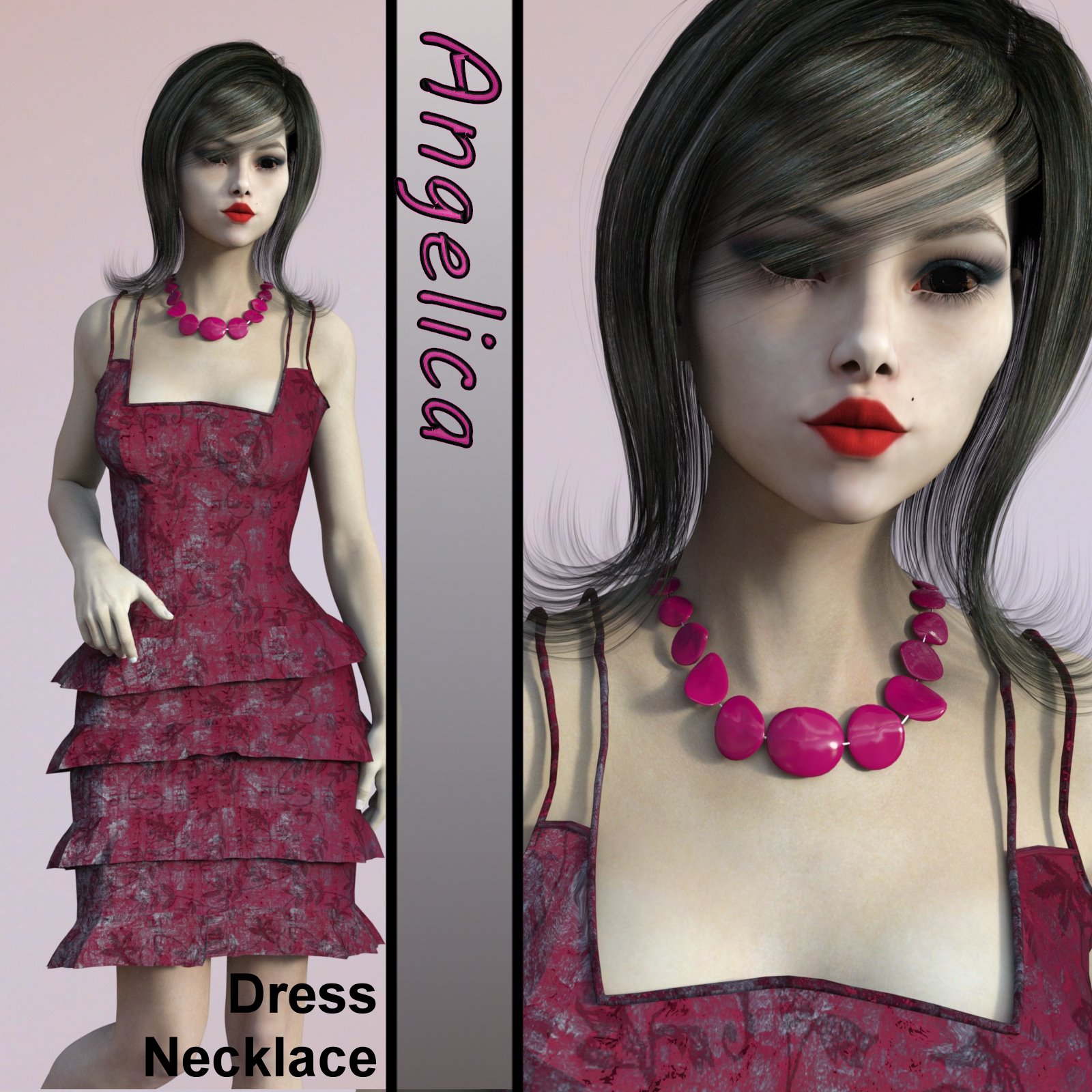 Angelica Dress for Genesis 3 Female by N/A