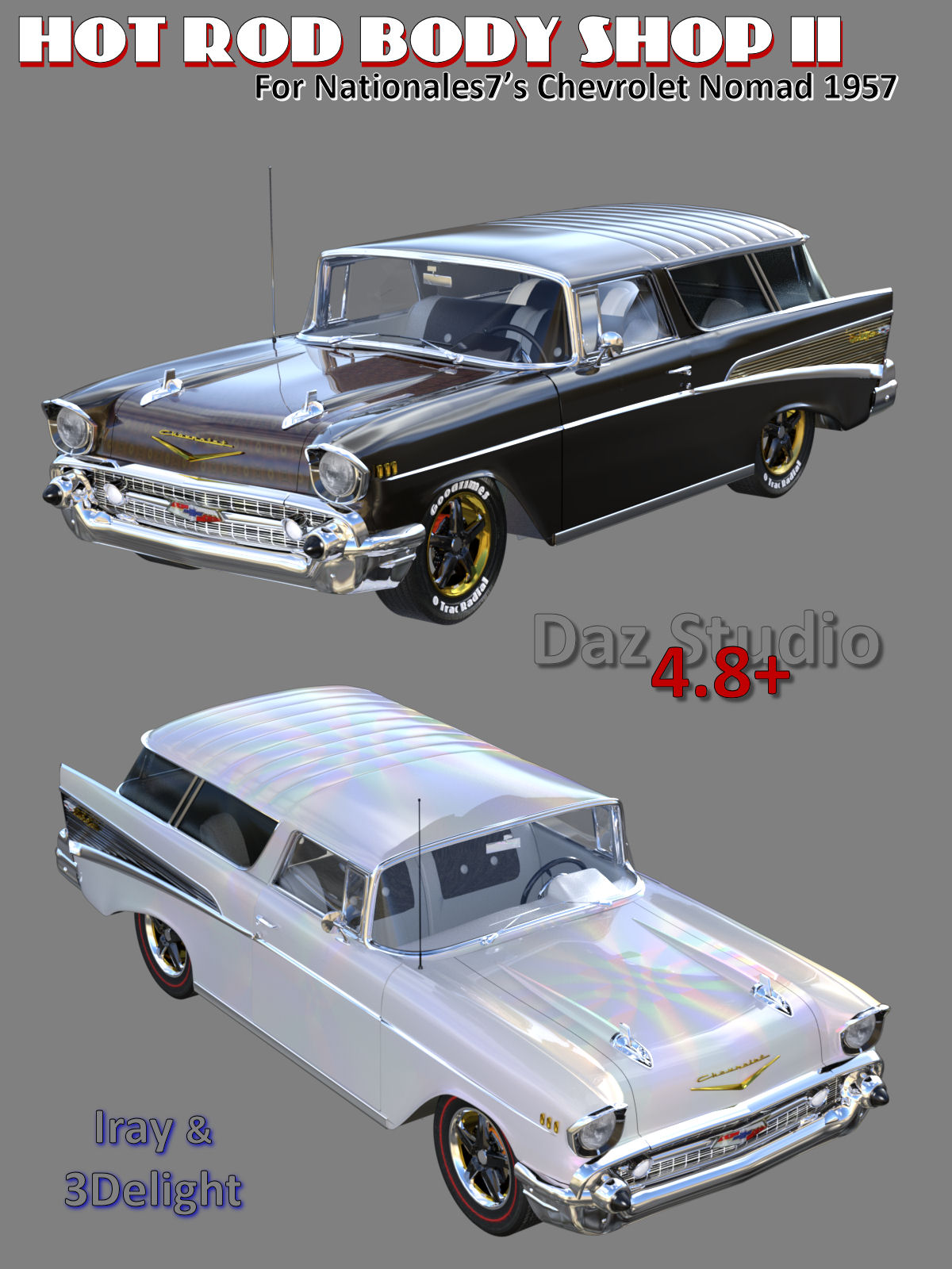 Hot Rod Body Shop Series 2 for Nationale7 Chevrolet Nomad by N/A
