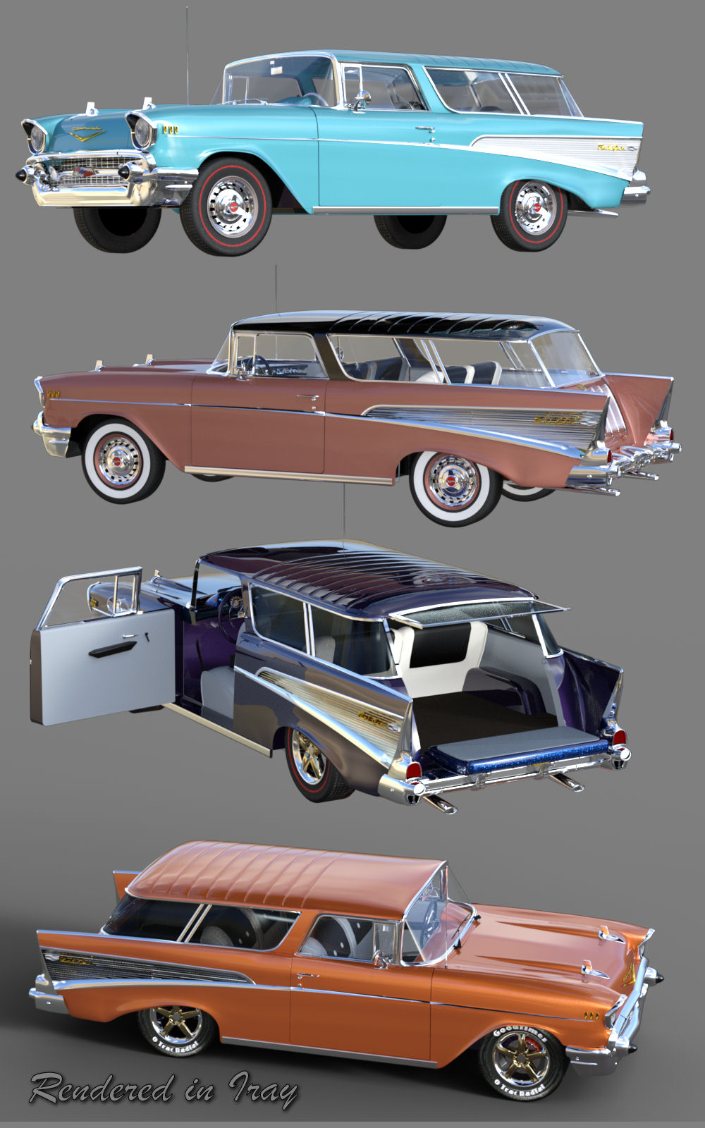 Hot Rod Body Shop Series 2 for Nationale7 Chevrolet Nomad by N/A