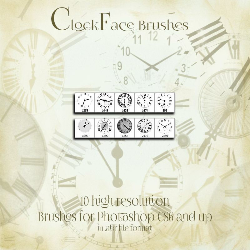 Clockface Brushes by N/A