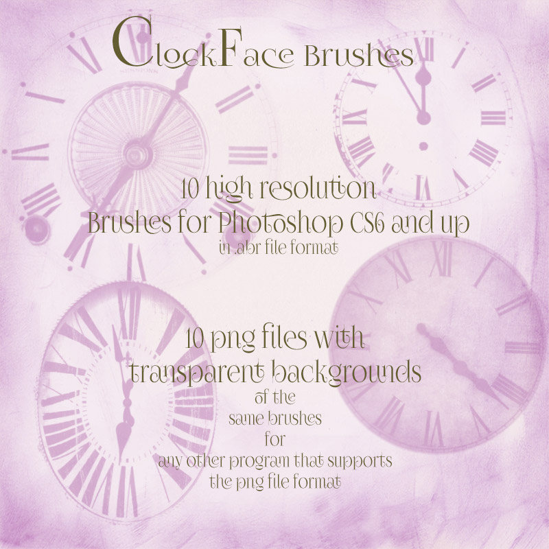 Clockface Brushes by N/A