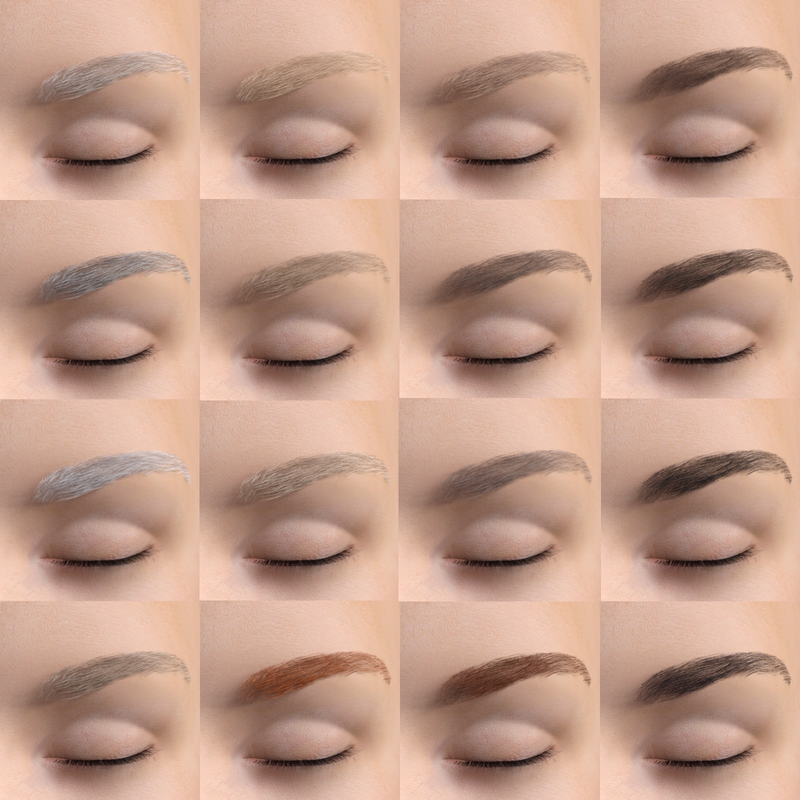 Oh My Brows Morphing Eyebrows for Genesis 3 Female by N/A