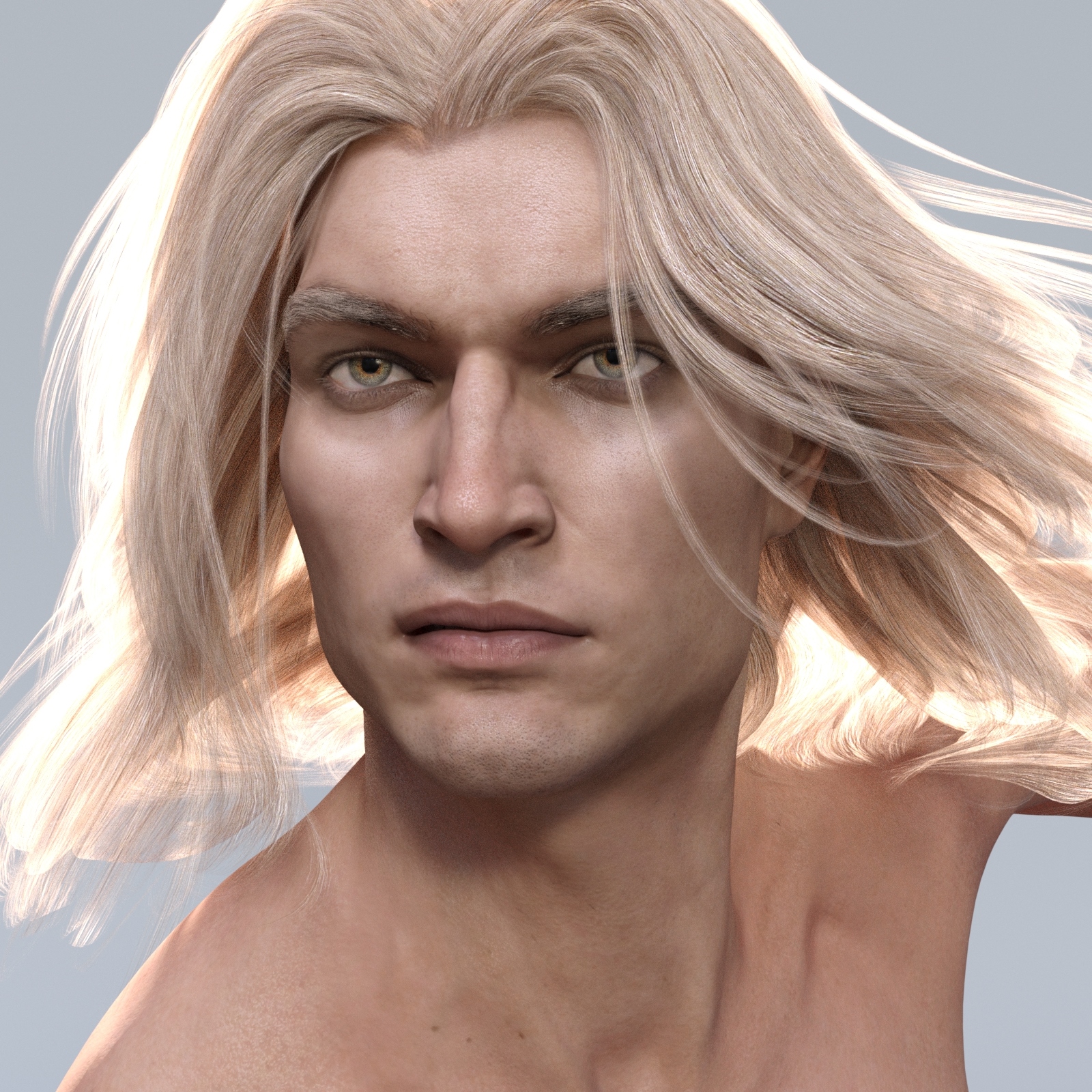 Oh My Brows Morphing Eyebrows for Genesis 3 Male by N/A