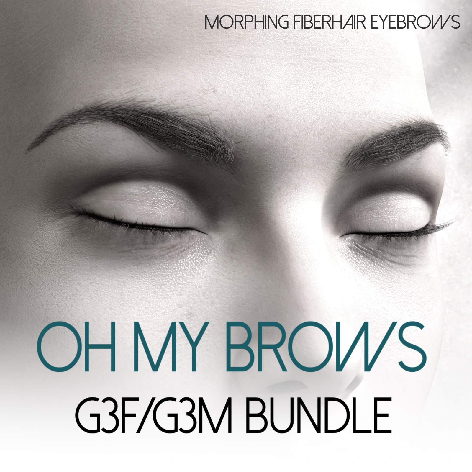 Oh My Brows BUNDLE Morphing Eyebrows for G3F and G3M by N/A