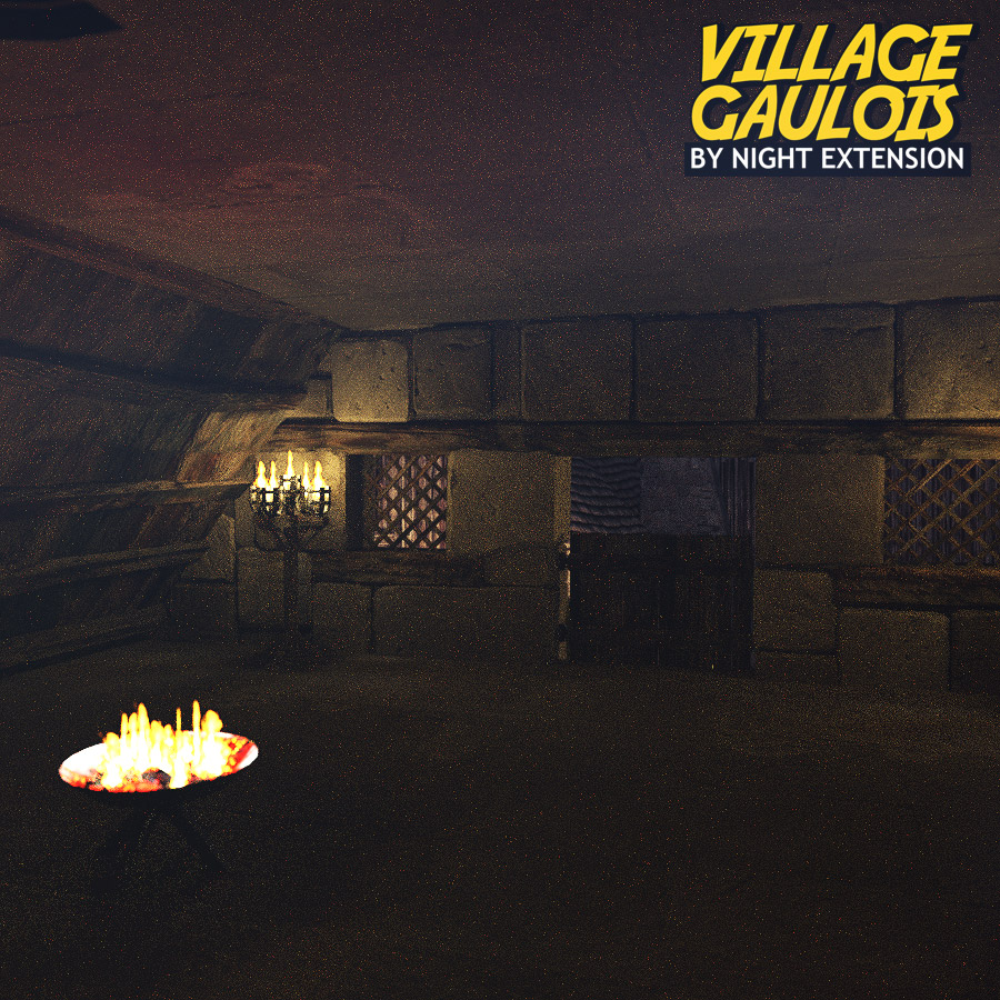 Village Gaulois - By Night Extension - for DS Iray by N/A