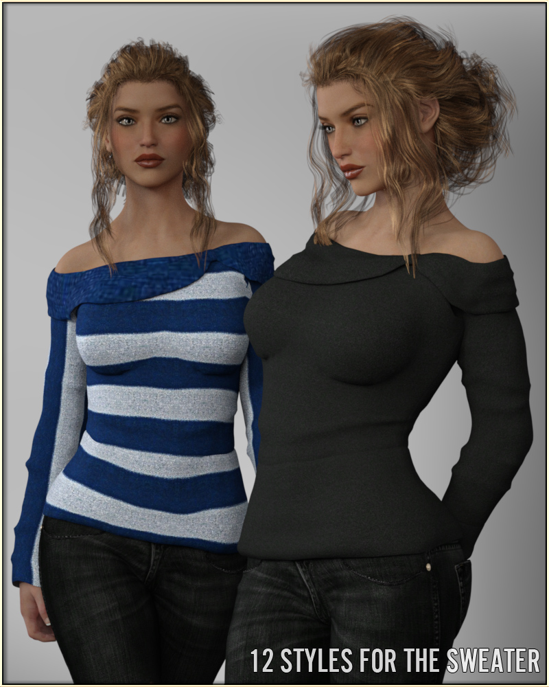 Faxhion - Off Shoulder Sweater by N/A