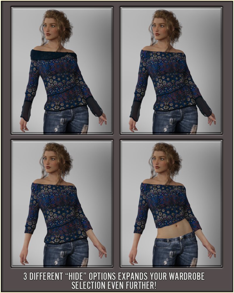 Faxhion - Off Shoulder Sweater by N/A