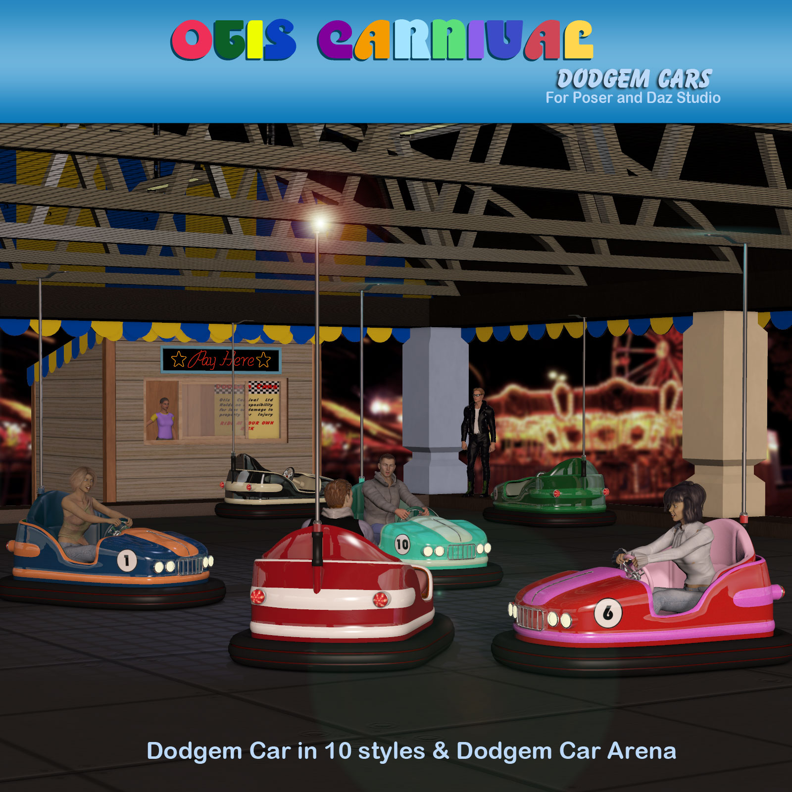 Otis Carnival Fun Fair Dodgem Cars by N/A
