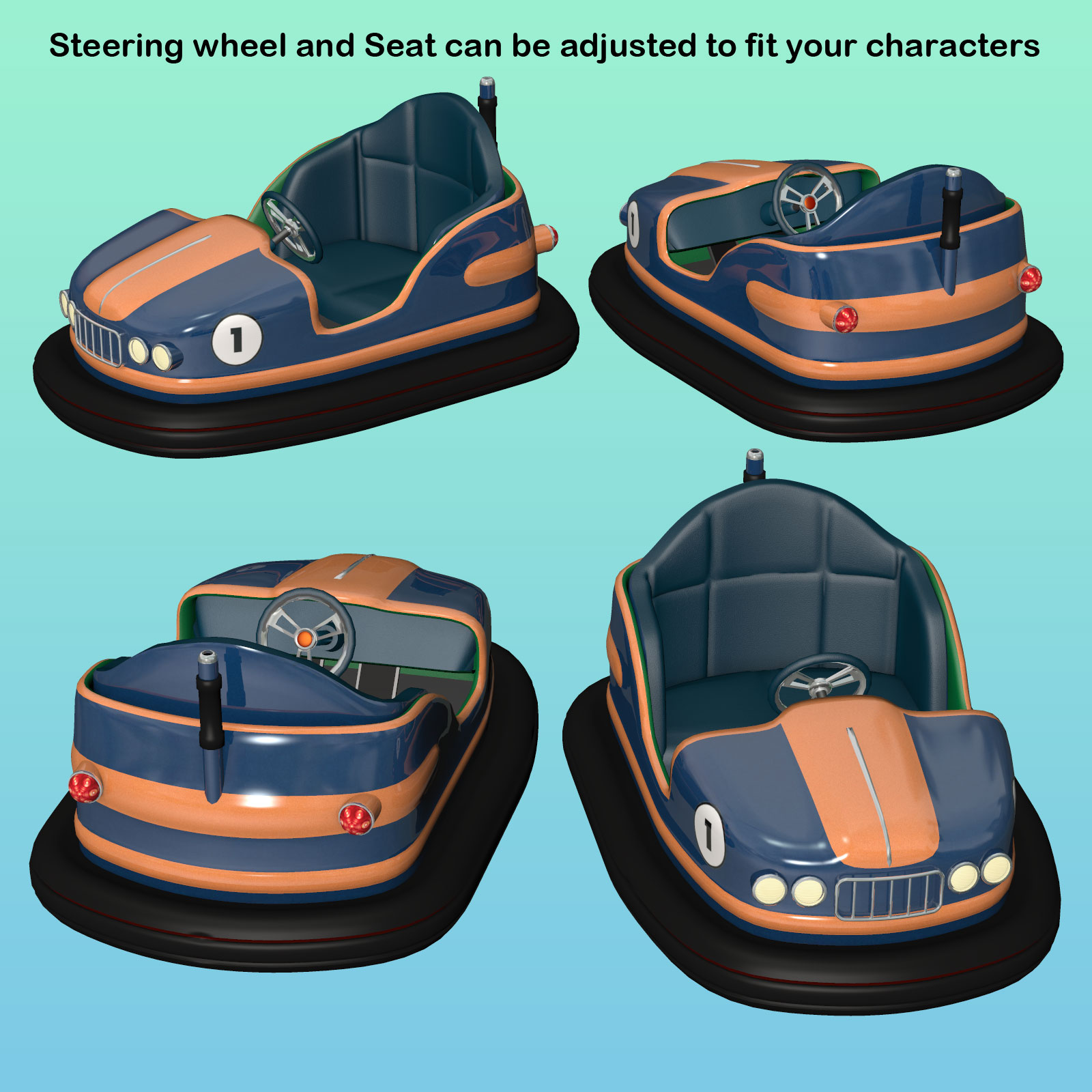 Otis Carnival Fun Fair Dodgem Cars by N/A