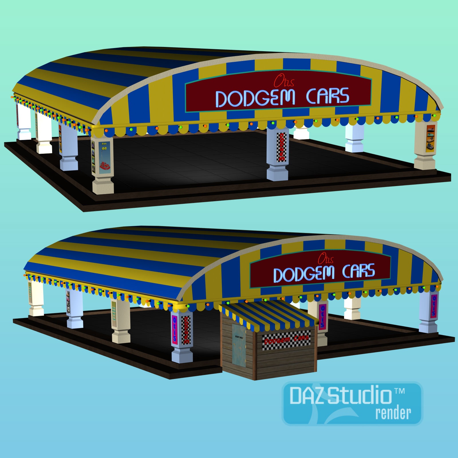 Otis Carnival Fun Fair Dodgem Cars by N/A