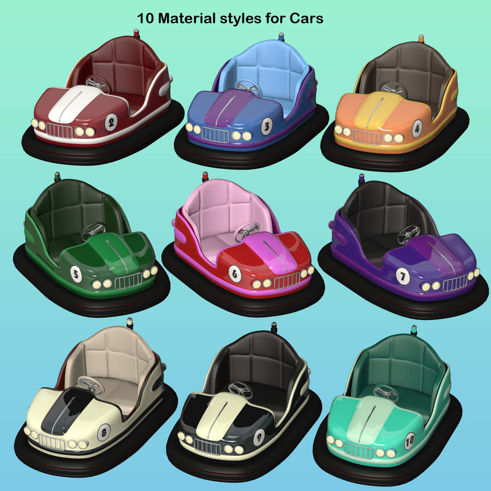 Otis Carnival Fun Fair Dodgem Cars by N/A