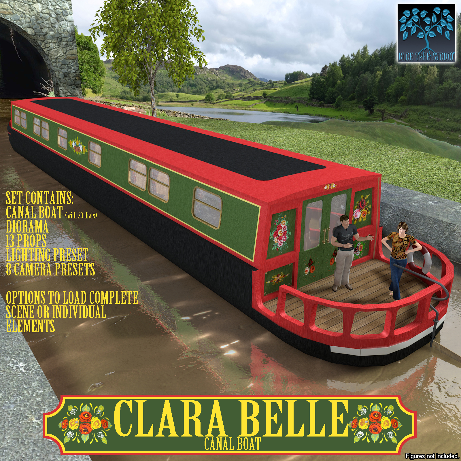 Clara Belle Canal Boat by N/A