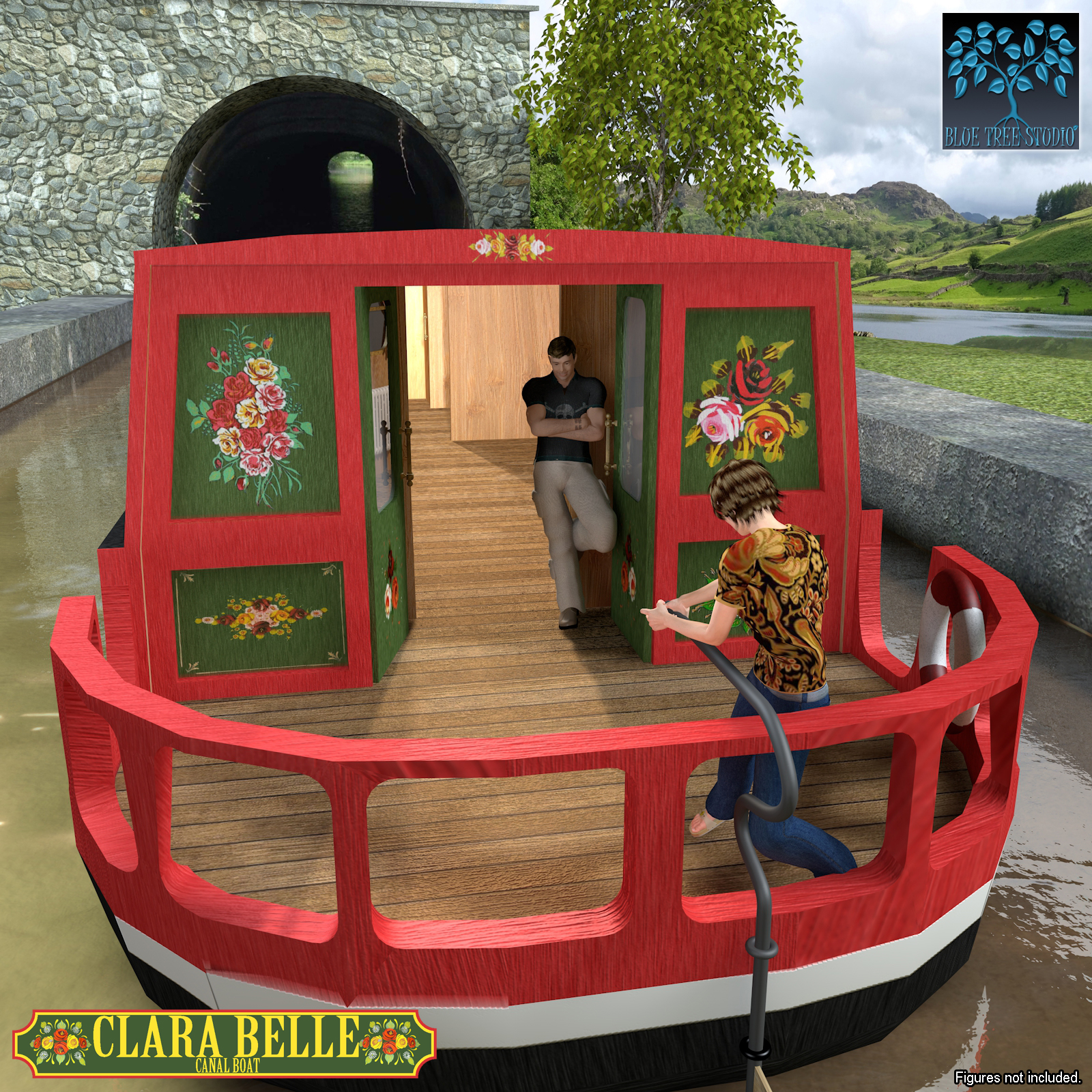 Clara Belle Canal Boat by N/A