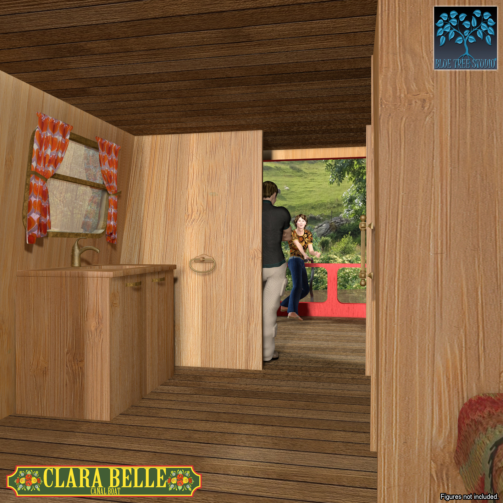 Clara Belle Canal Boat by N/A