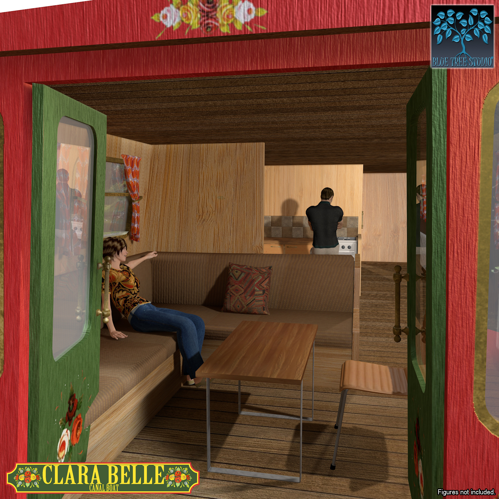 Clara Belle Canal Boat by N/A