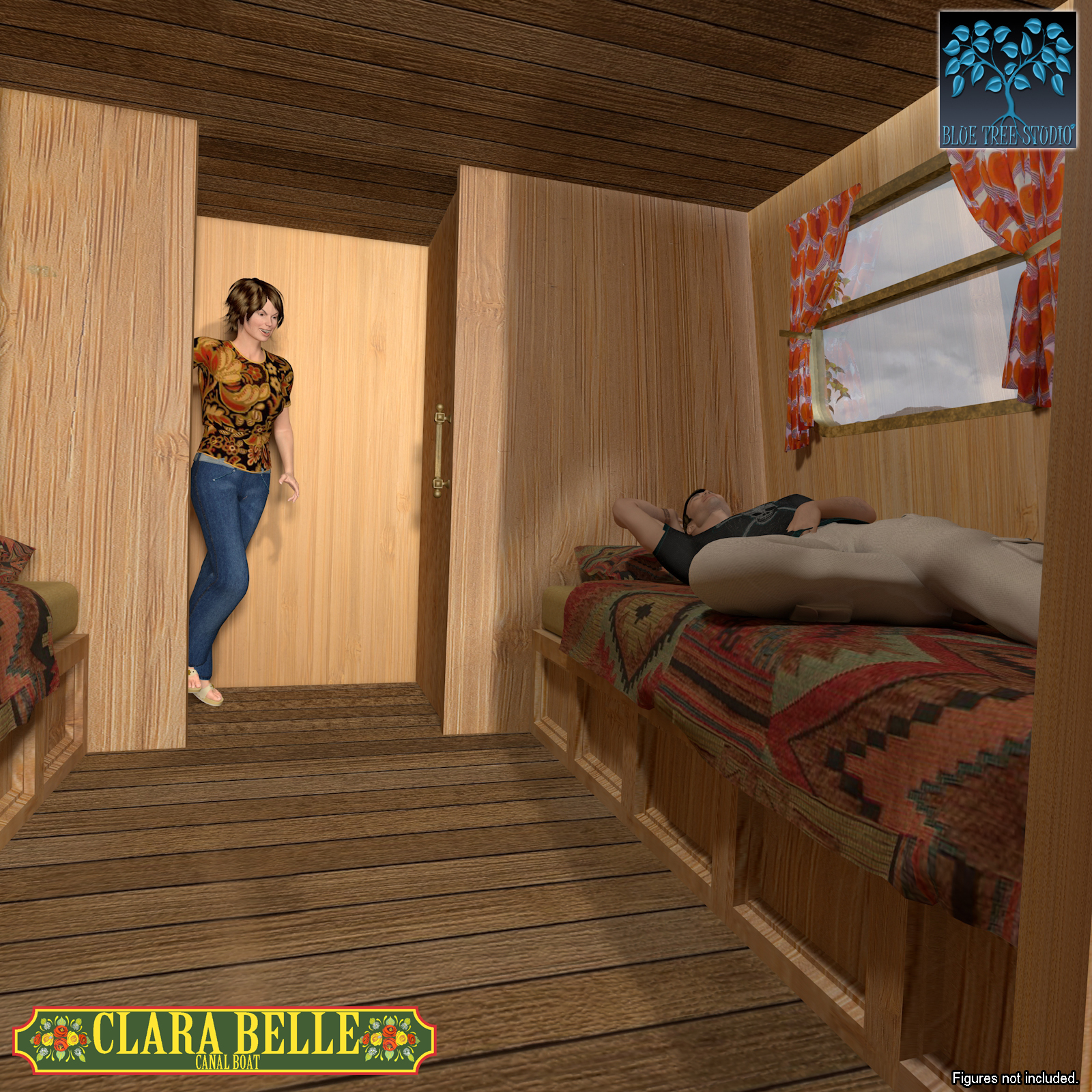 Clara Belle Canal Boat by N/A