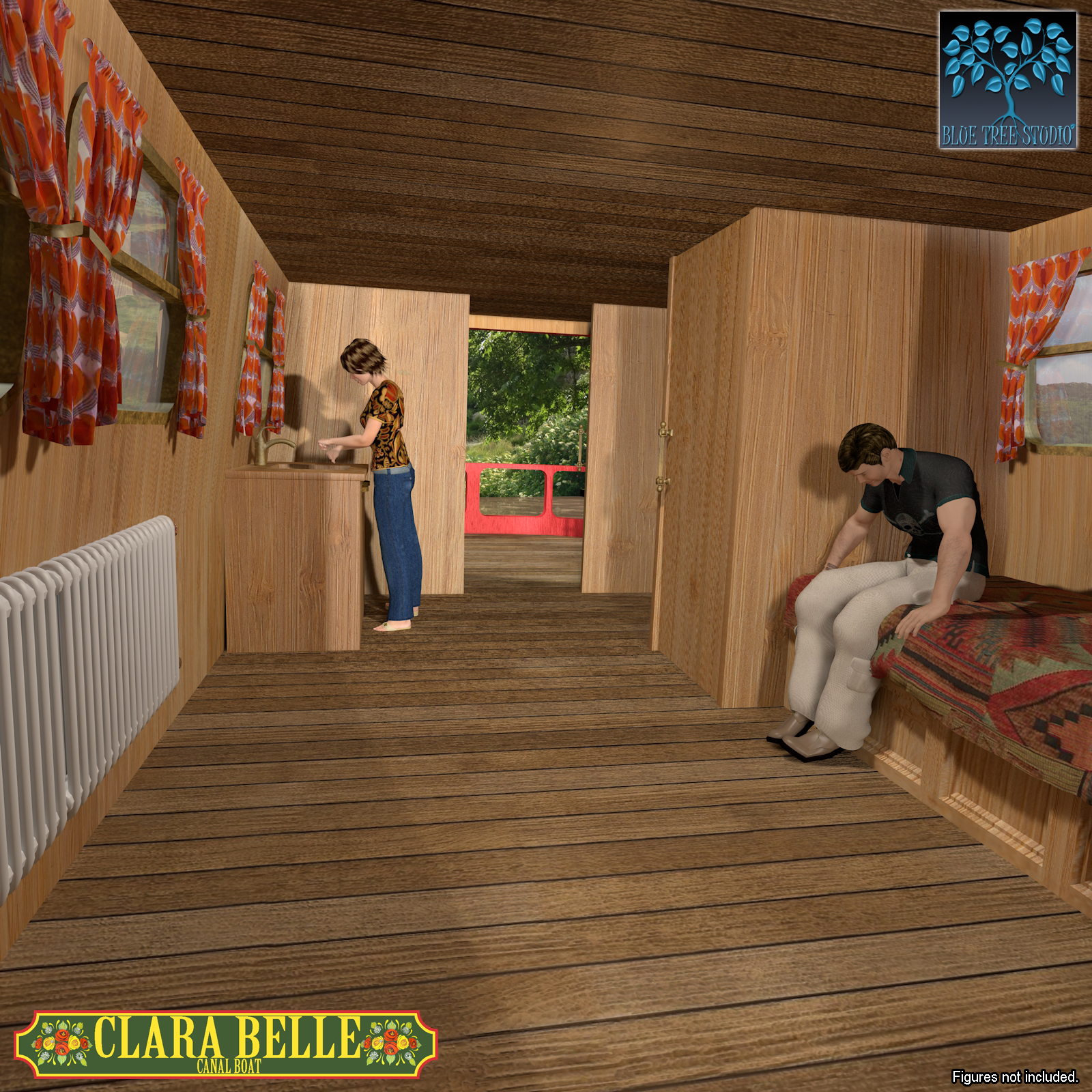 Clara Belle Canal Boat by N/A