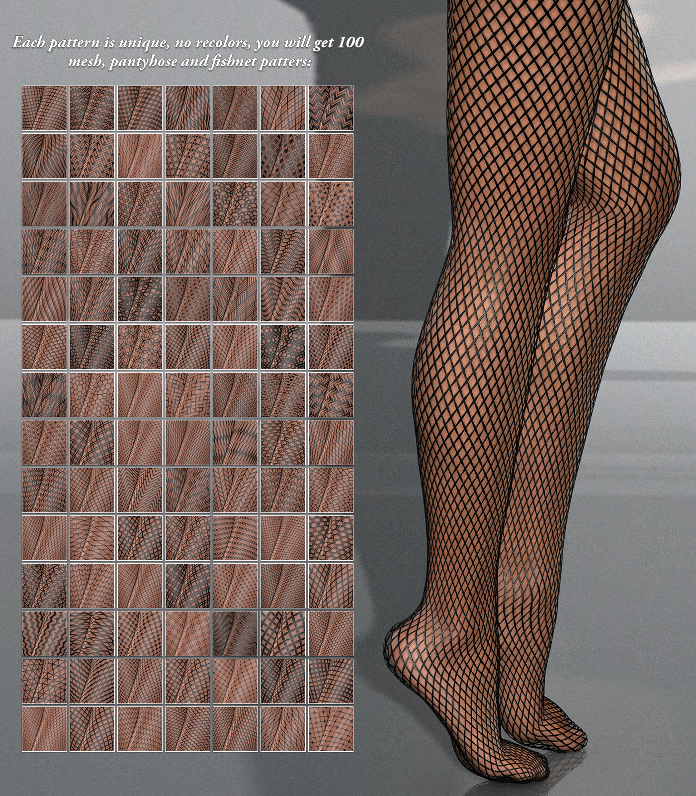 DAZ Iray - Pantyhose Meshes by N/A