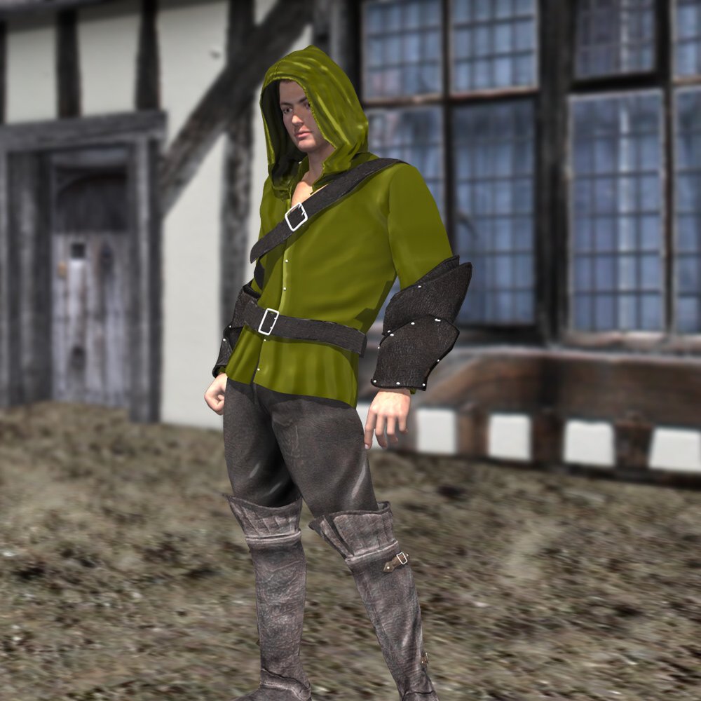 Medieval Archer (M4) (for Poser) by N/A