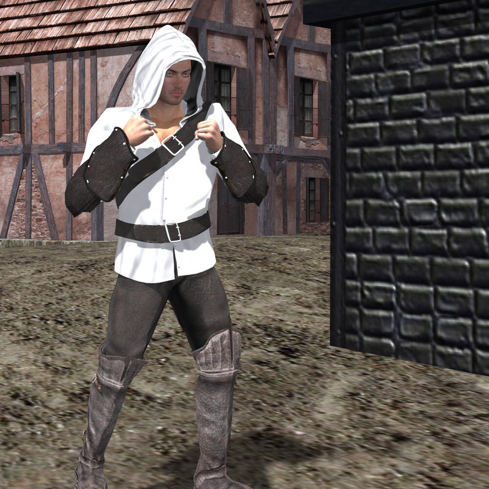 Medieval Archer (M4) (for Poser) by N/A