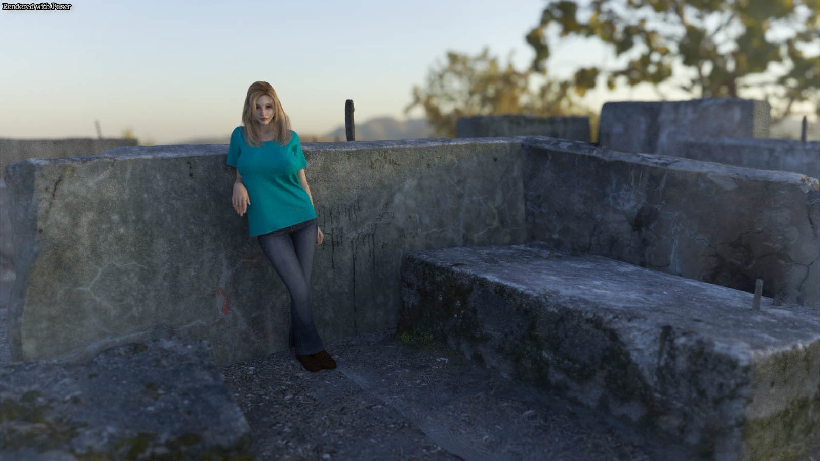 3d Scenery: Forgotten Concrete by N/A