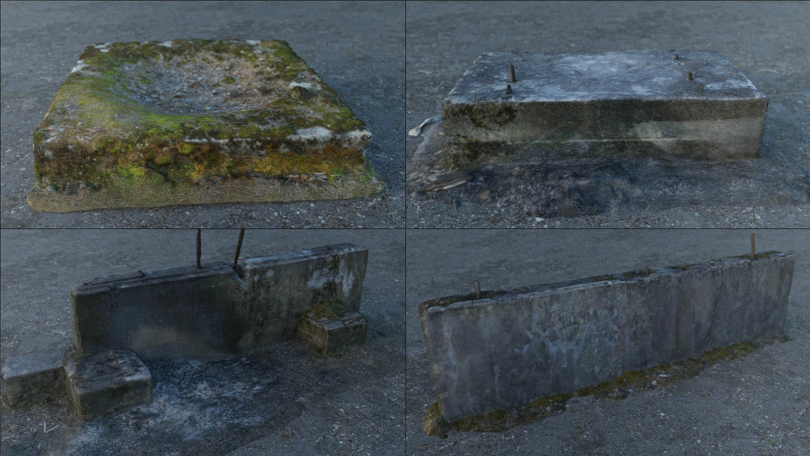 3d Scenery: Forgotten Concrete by N/A
