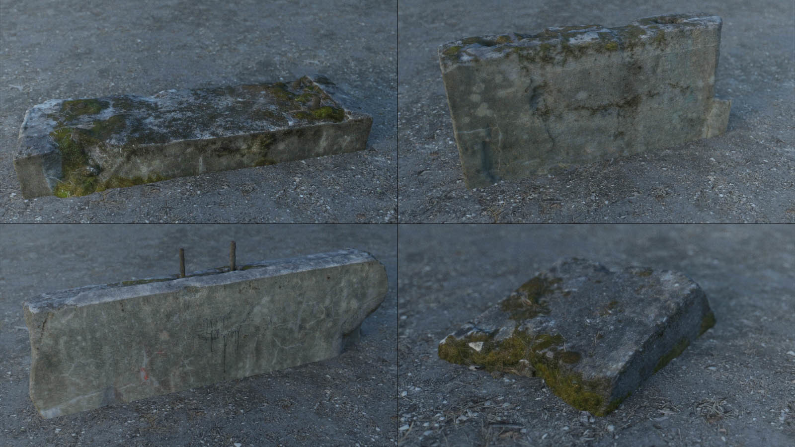 3d Scenery: Forgotten Concrete by N/A