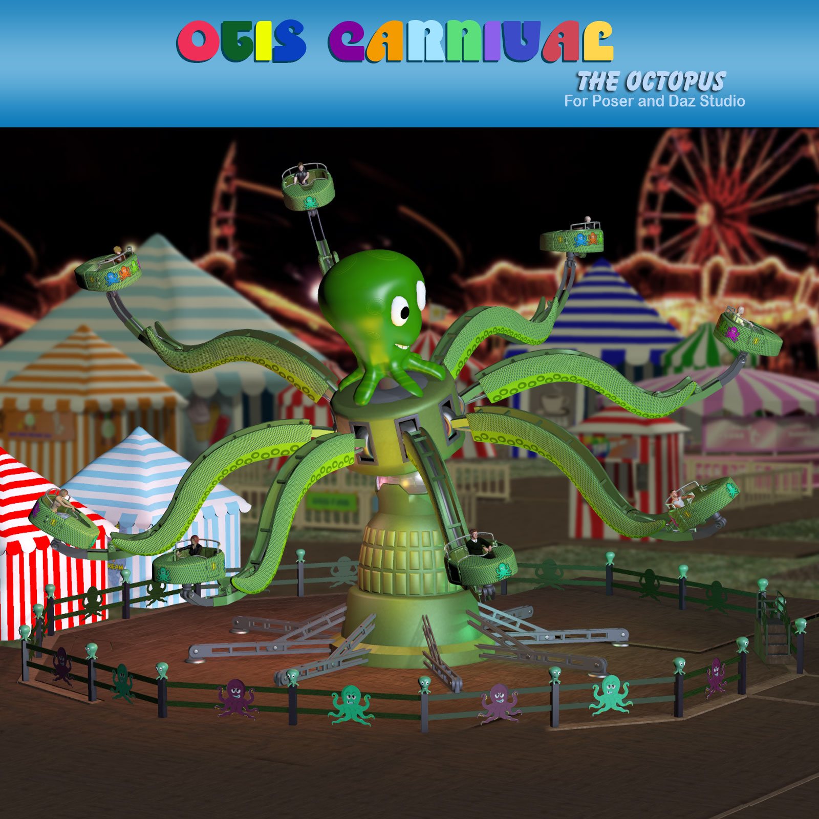 Otis Carnival Fun Octopus Ride by N/A