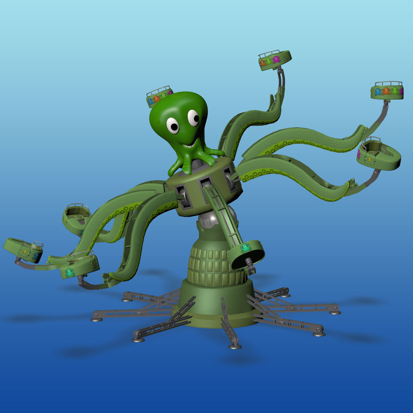 Otis Carnival Fun Octopus Ride by N/A