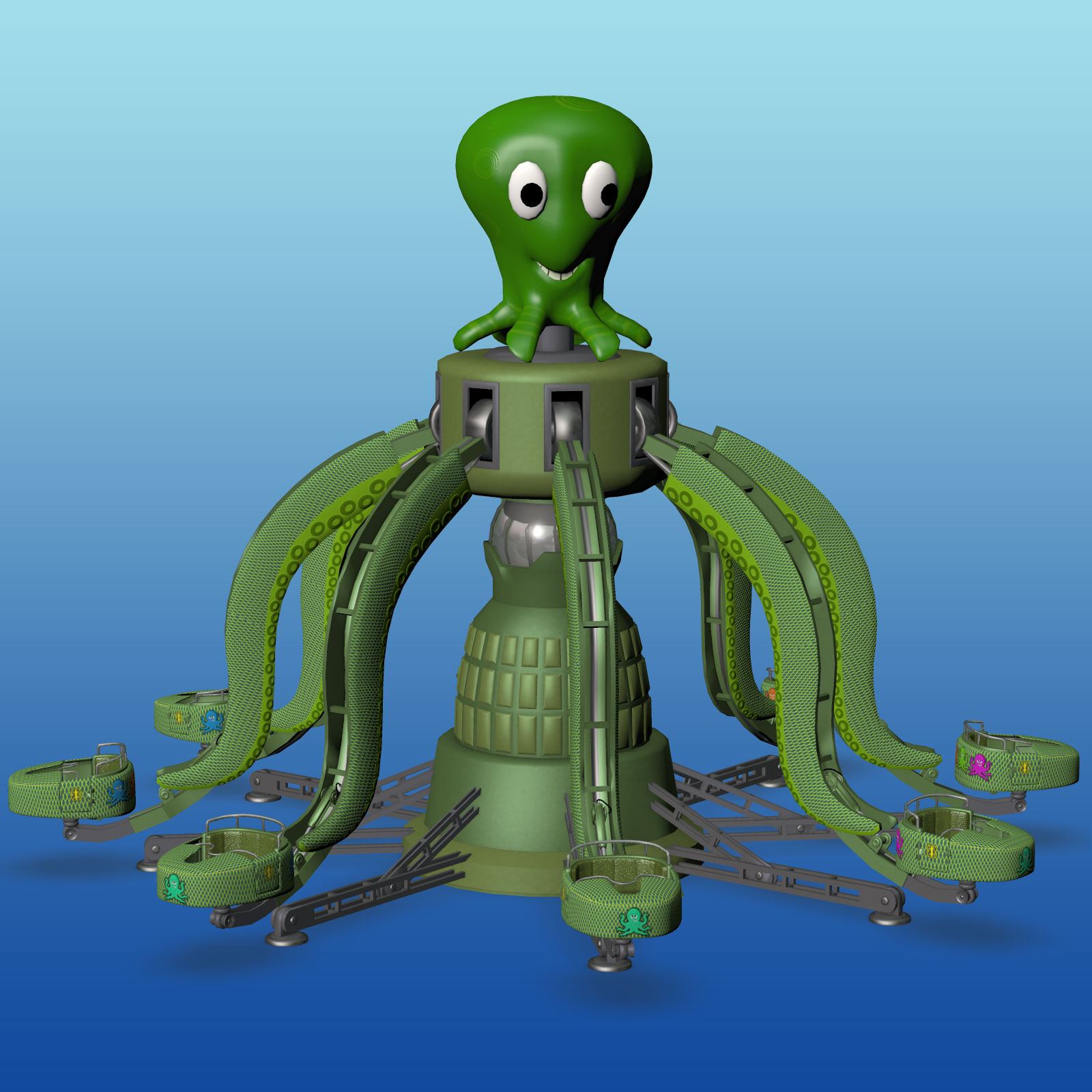 Otis Carnival Fun Octopus Ride by N/A