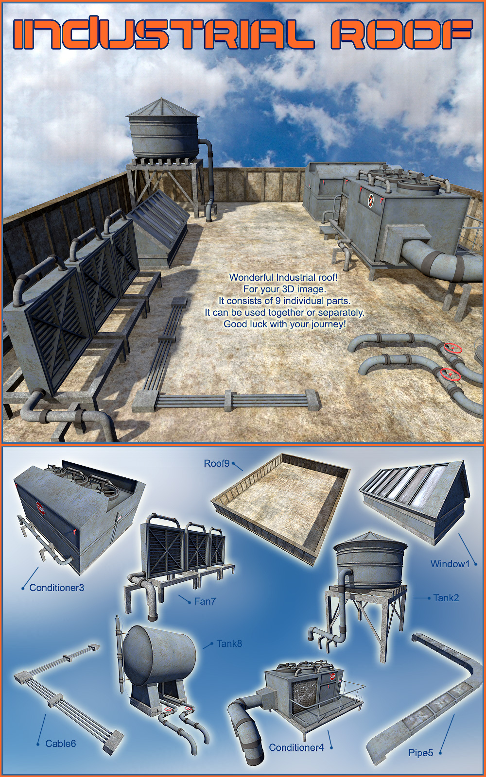 Industrial roof by N/A