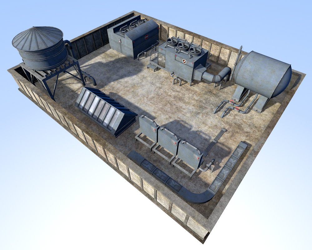 Industrial roof by N/A