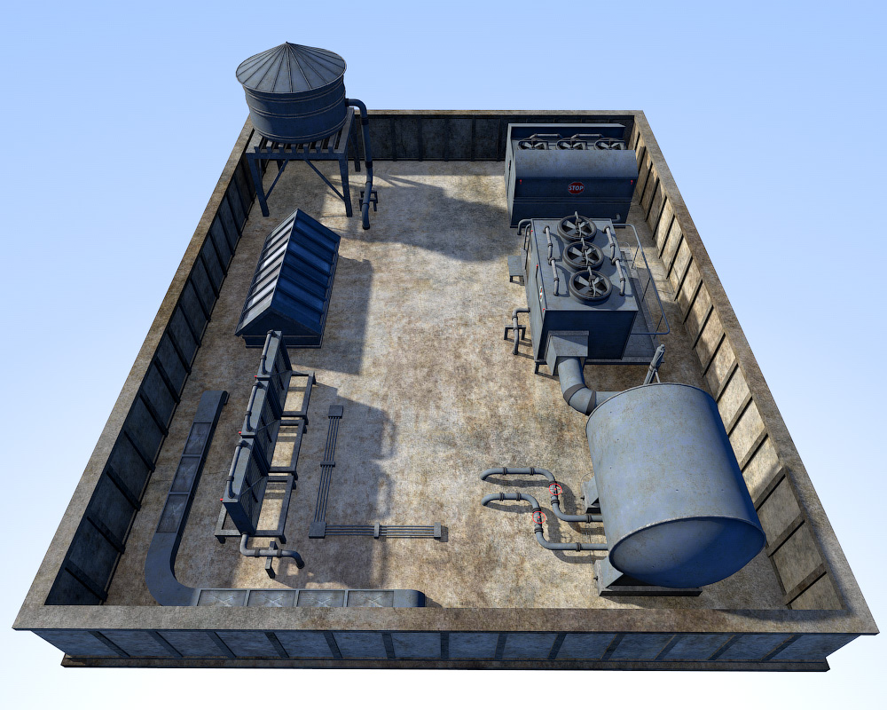 Industrial roof by N/A