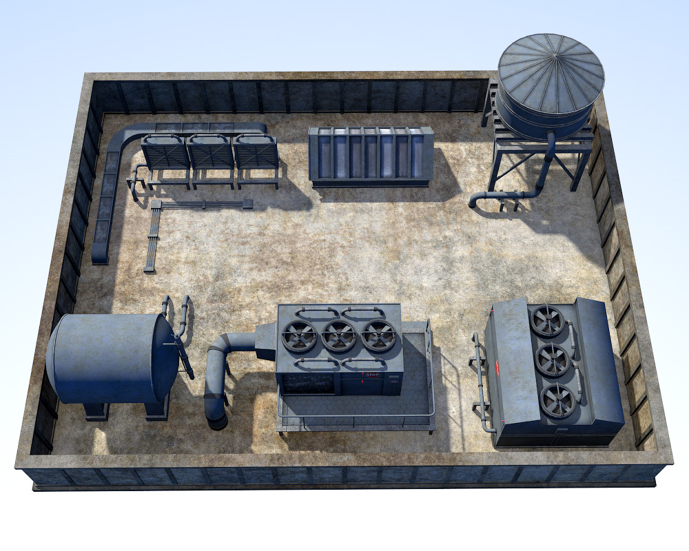 Industrial roof by N/A