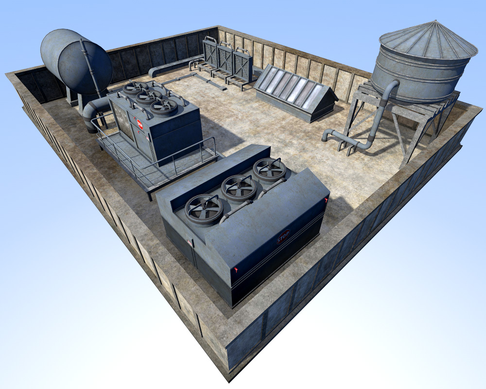 Industrial roof by N/A