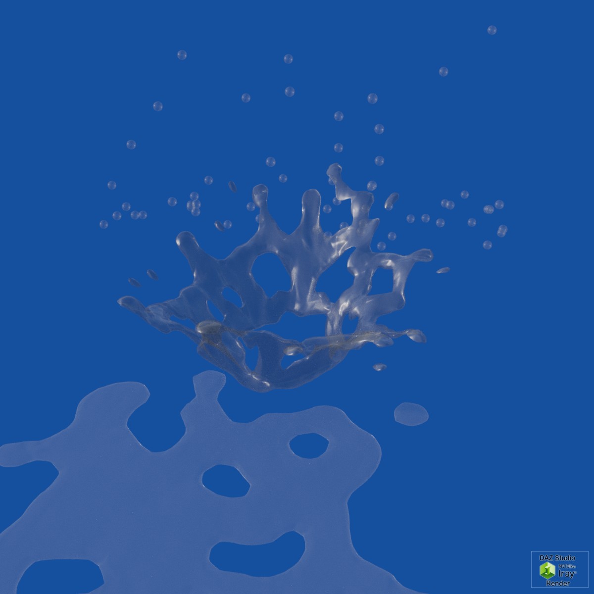 Water drops 3D by N/A