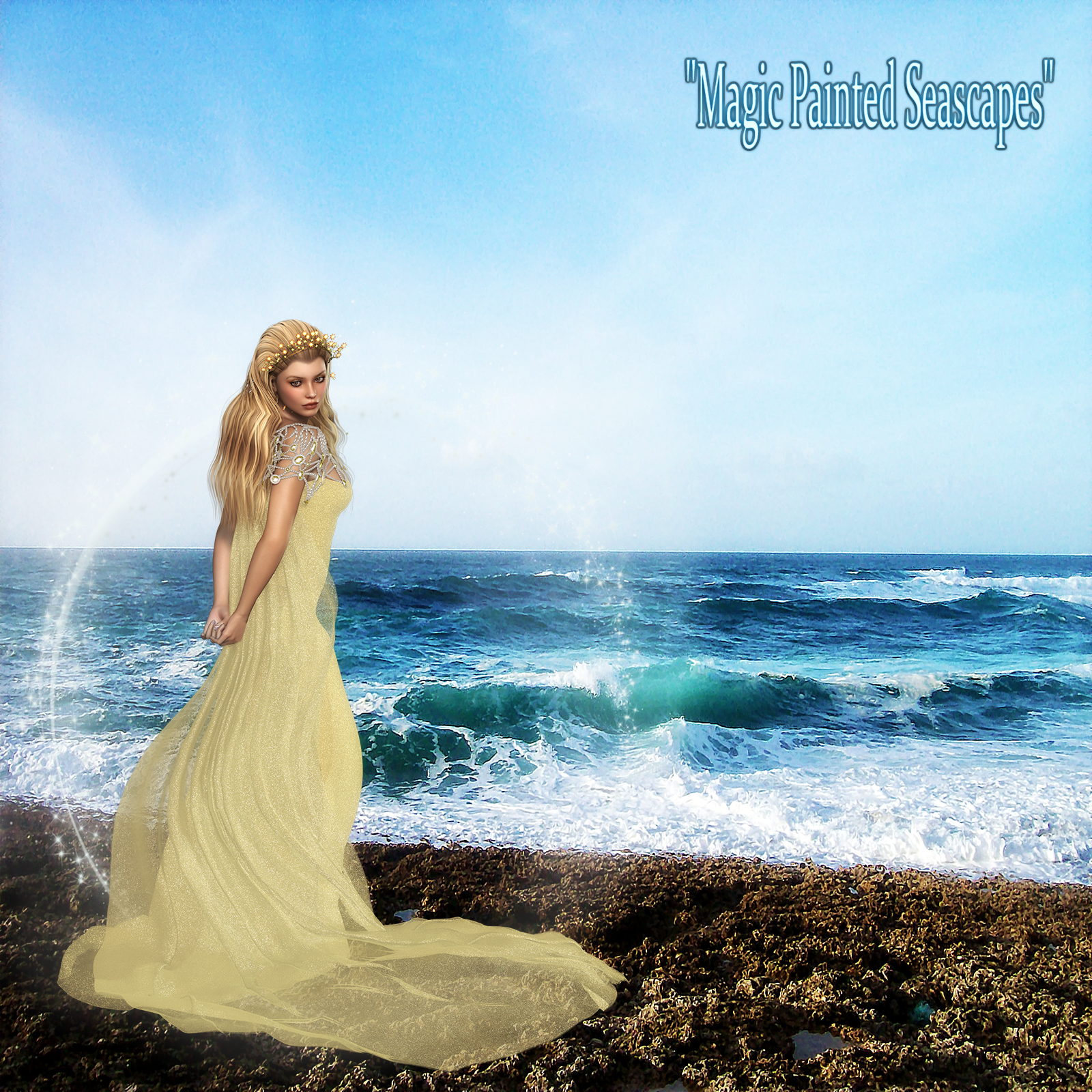 Magic Painted Seascapes- Backgrounds by N/A