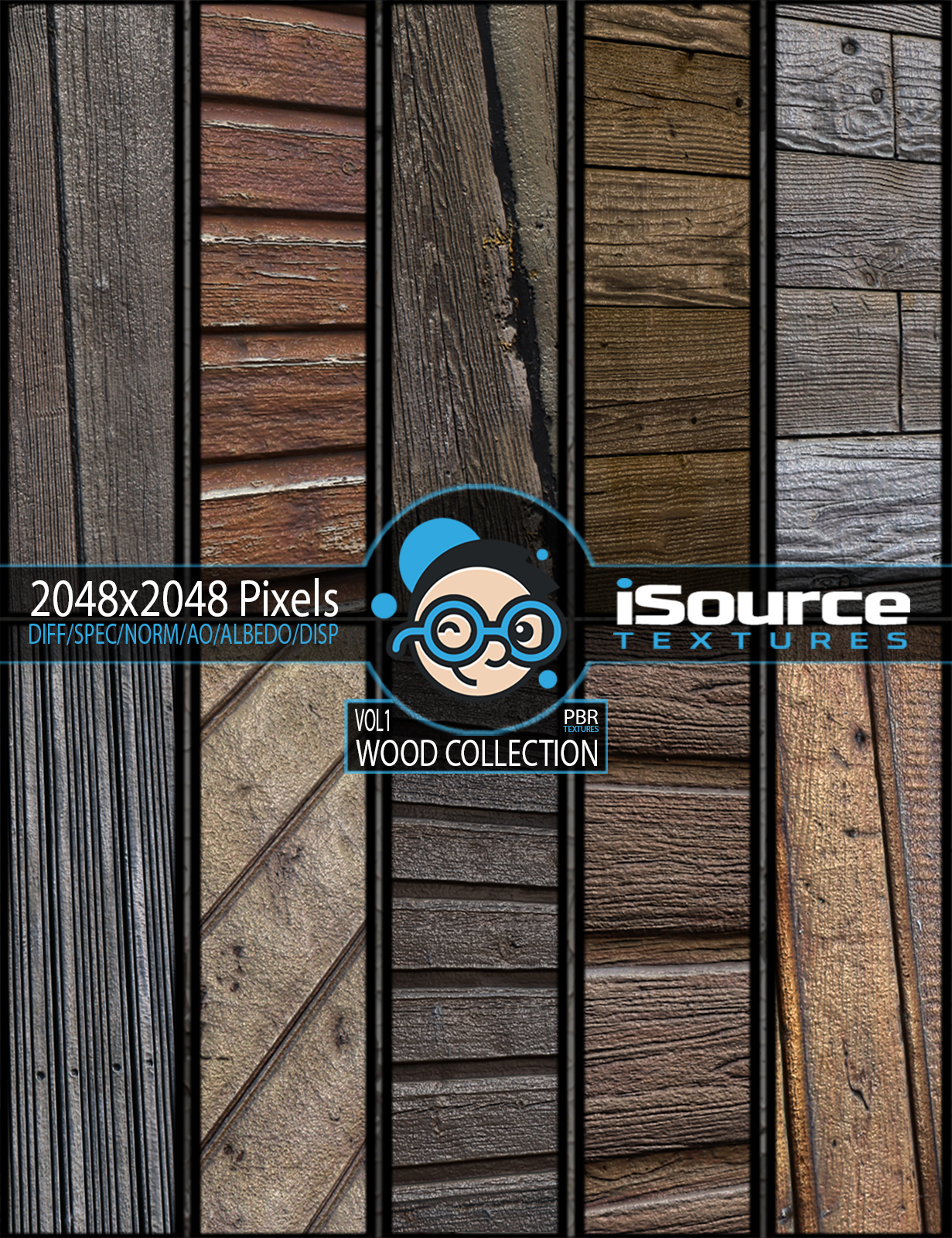 Wood Collection - Vol1 (PBR Textures) by N/A