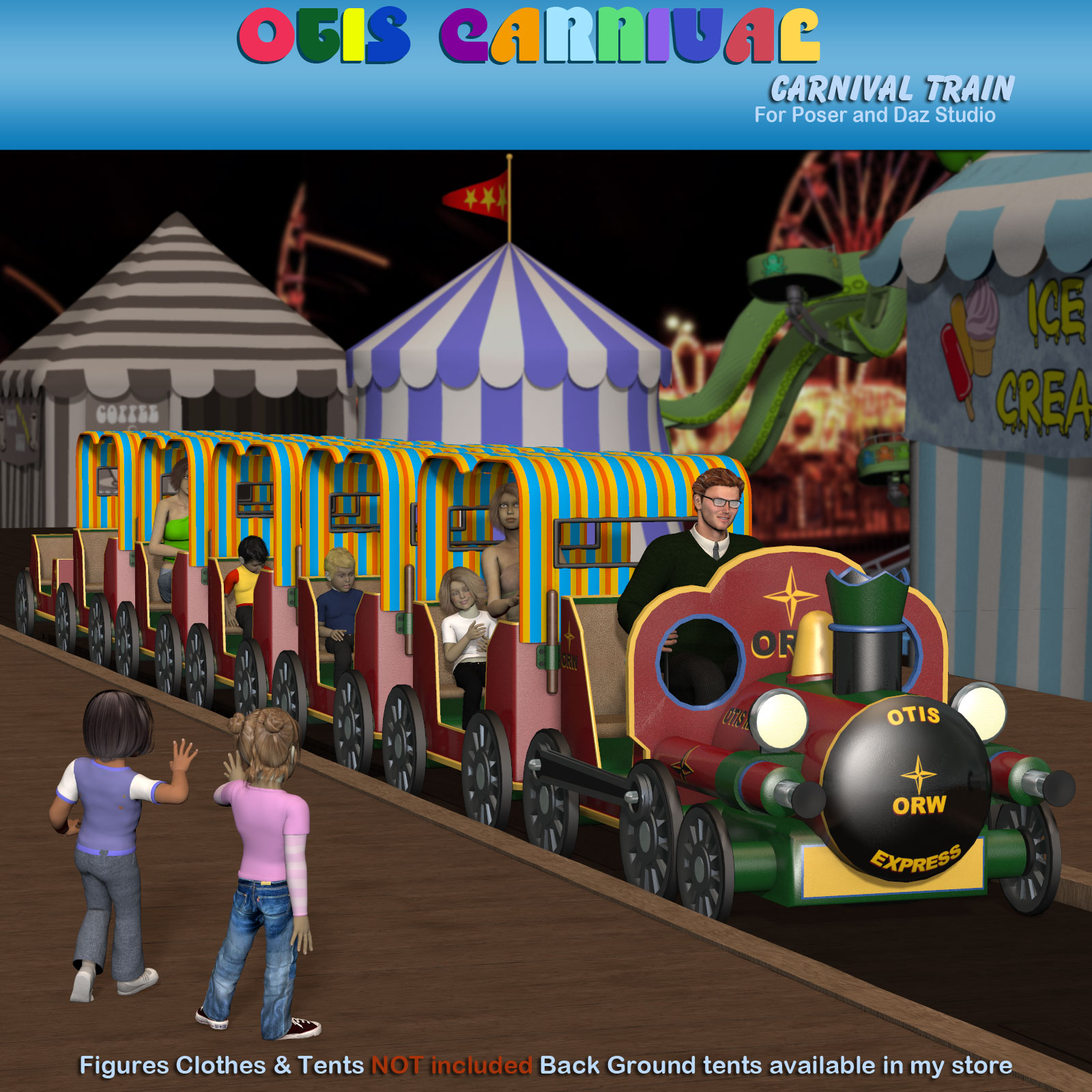 Otis Carnival Fun Fair Train by N/A