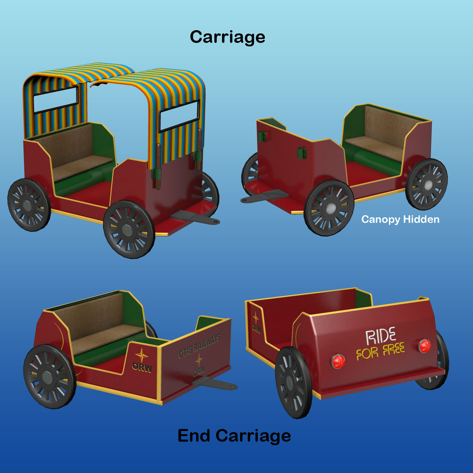Otis Carnival Fun Fair Train by N/A