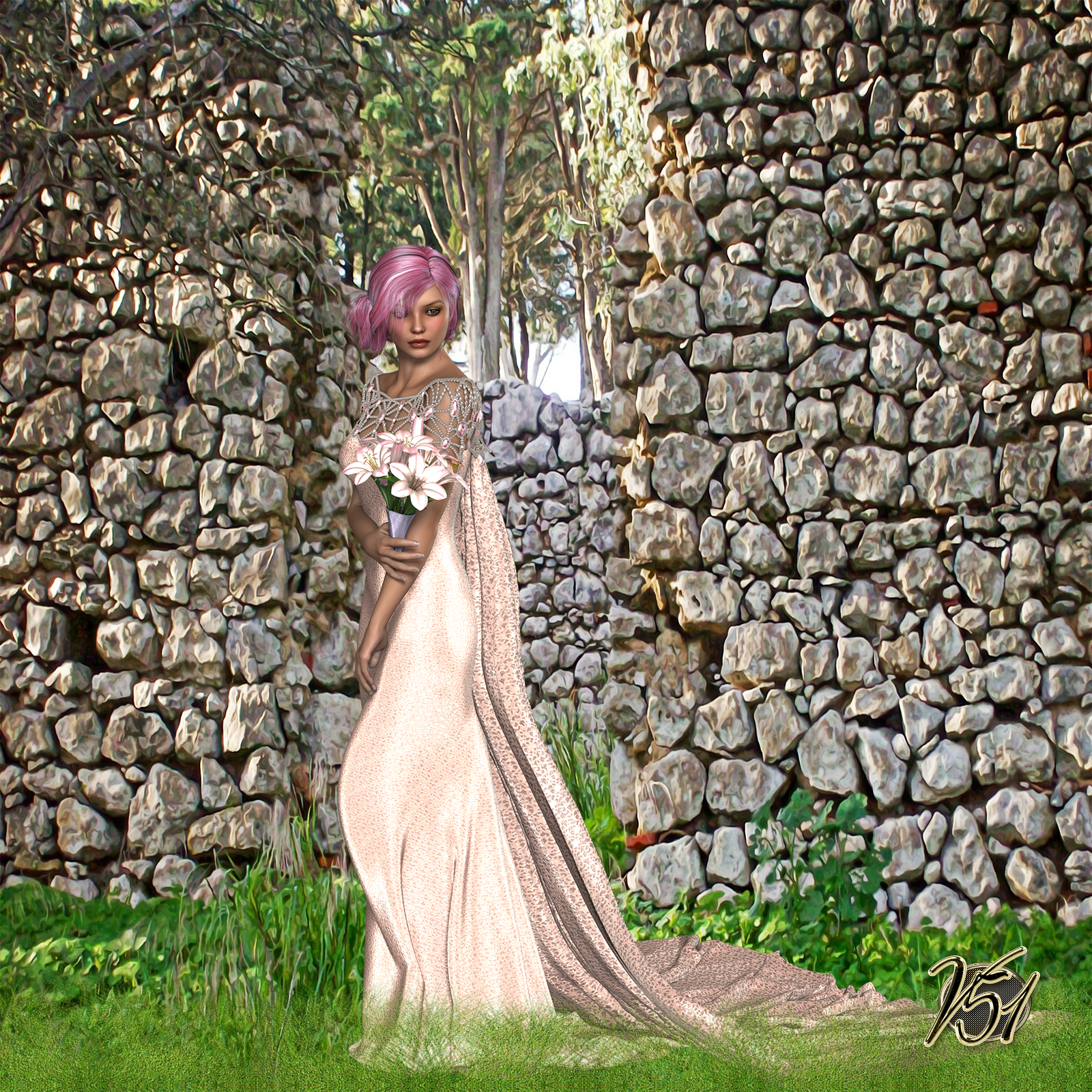 Painted Ruins: Backgrounds by N/A
